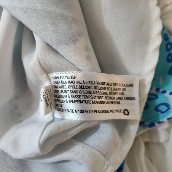 Lilly Pulitzer for Target Halter Top Womens XS Blue Green Sea Urchin For You - Picture 12 of 16